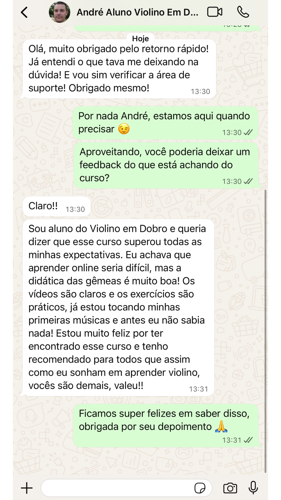 Depoimento 1